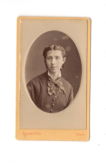 Fotografie Damenportrait - Paris 1880er / CDV C1-06