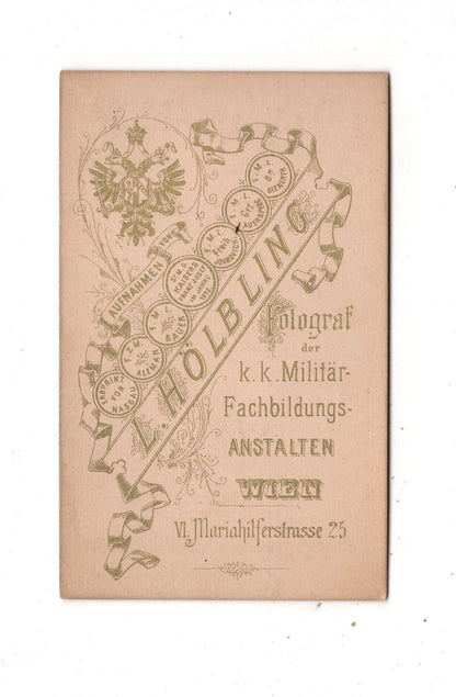 Fotografie Damenportrait - Wien um 1880 / CDV N1-16