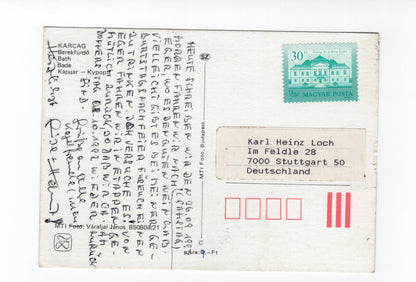 Ansichtskarte Karcag / Bad / Ungarn