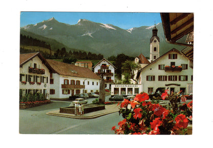 Ansichtskarte Bad Kohlgrub / Am Dorfplatz