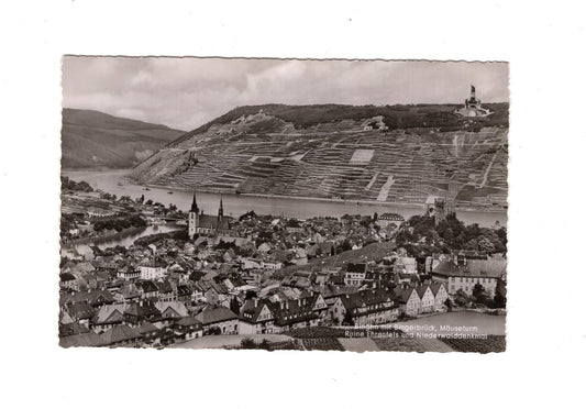 Ansichtskarte Bingen mit Bingerbrück +++