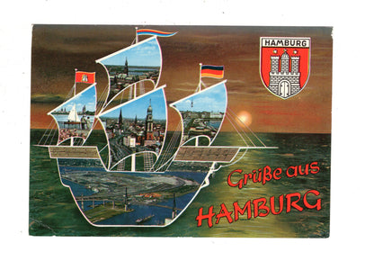 Ansichtskarte Grüße aus Hamburg / I1-70