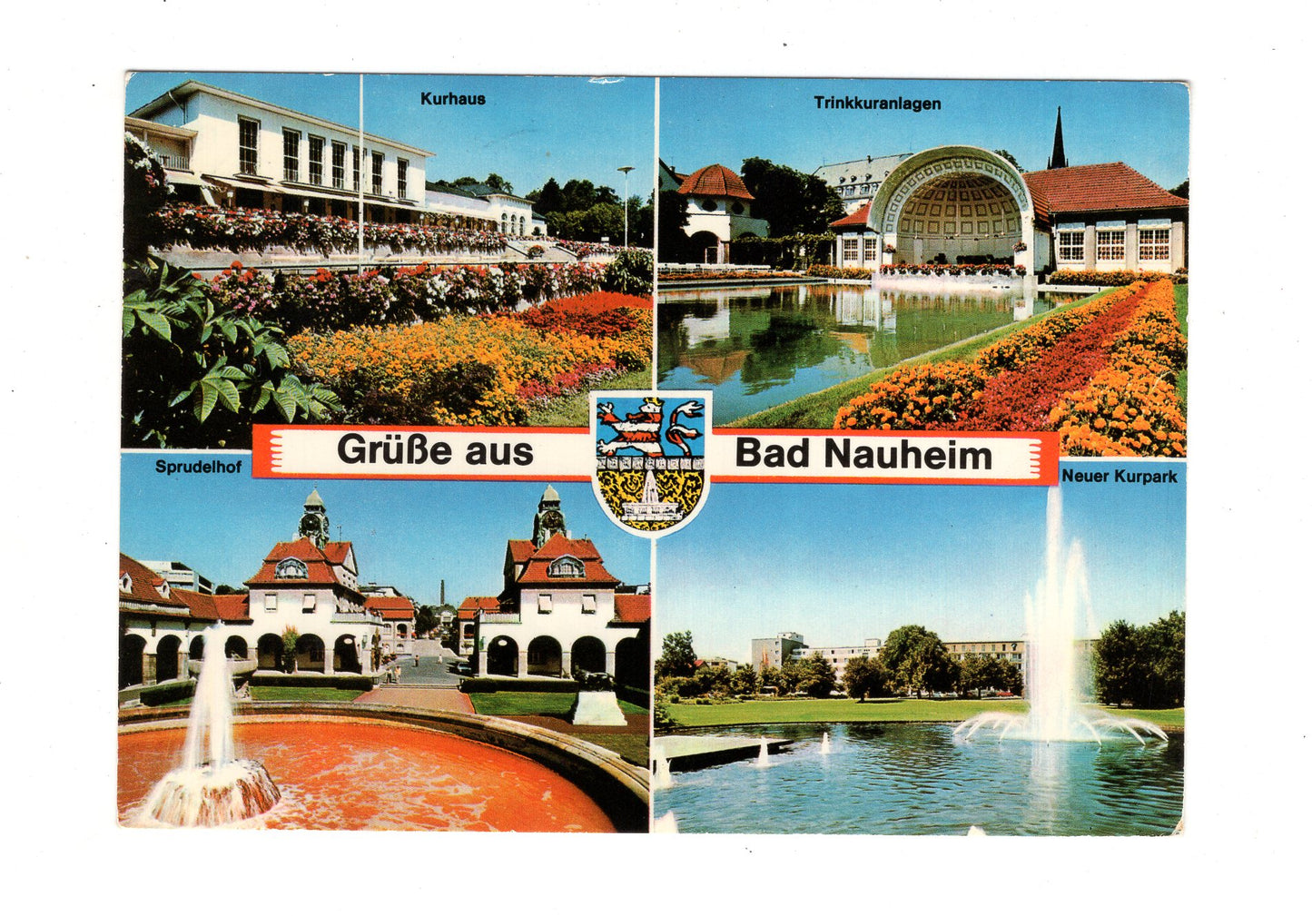 Ansichtskarte Bad Nauheim / Kurhaus / Sprudelhof +++