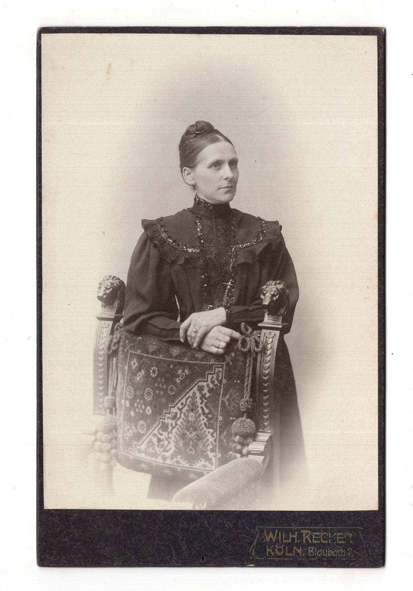 CAB Foto Damenportrait / Feine Dame - Köln 1900er