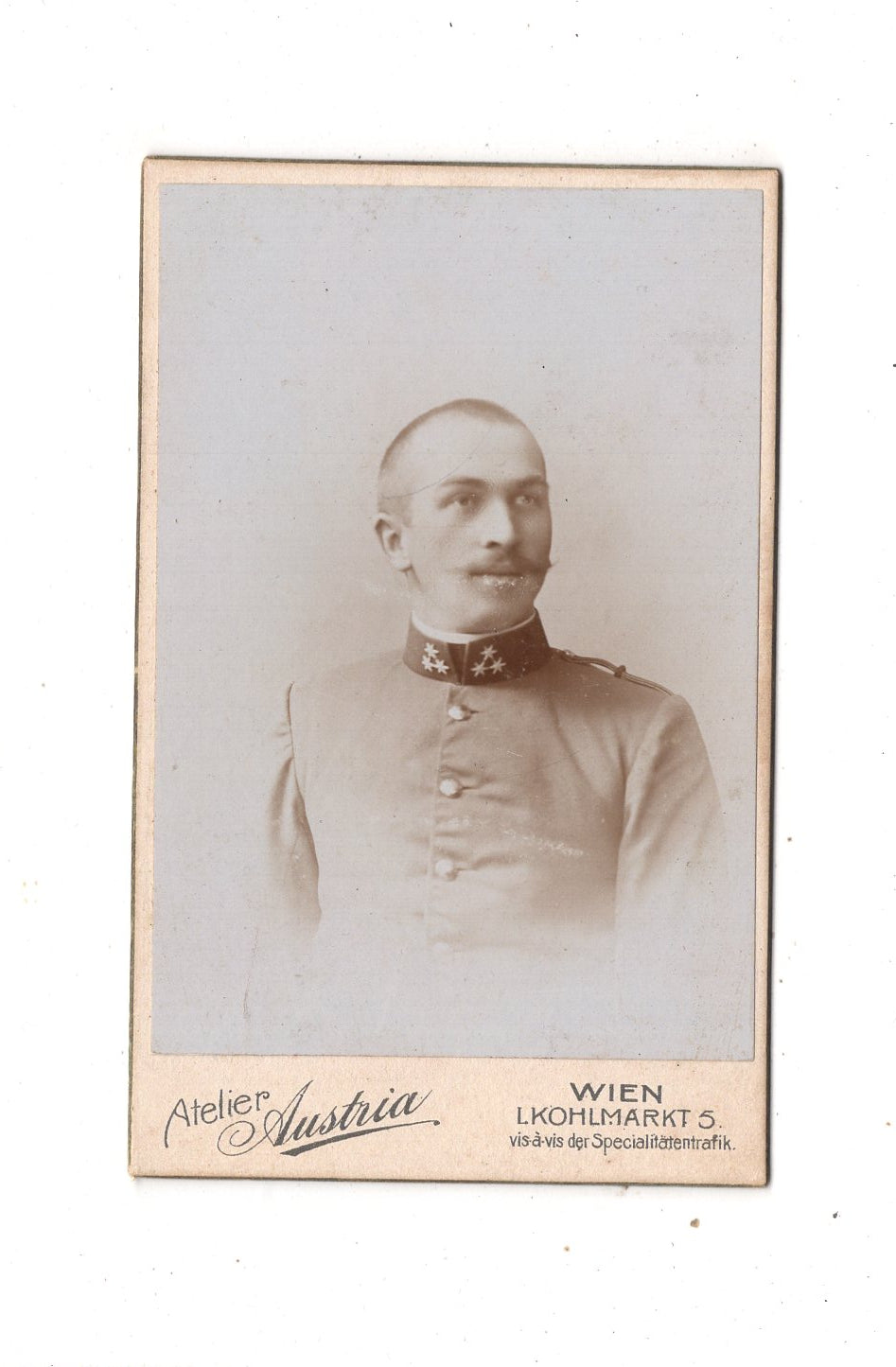 Fotografie K. u. k. Soldat - Wien 1908