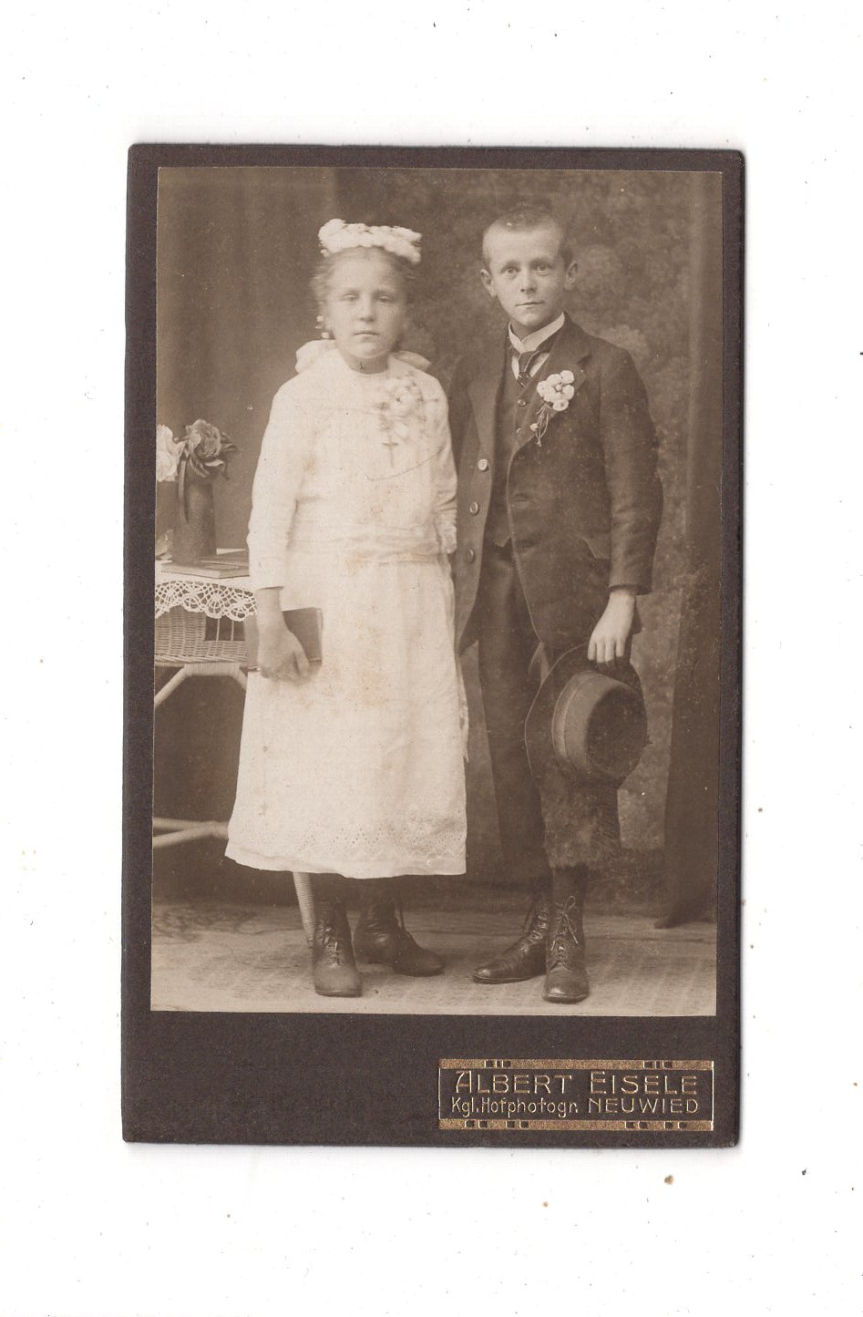 Fotografie Feine Kinder - Neuwied um 1910