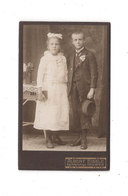 Fotografie Feine Kinder - Neuwied um 1910