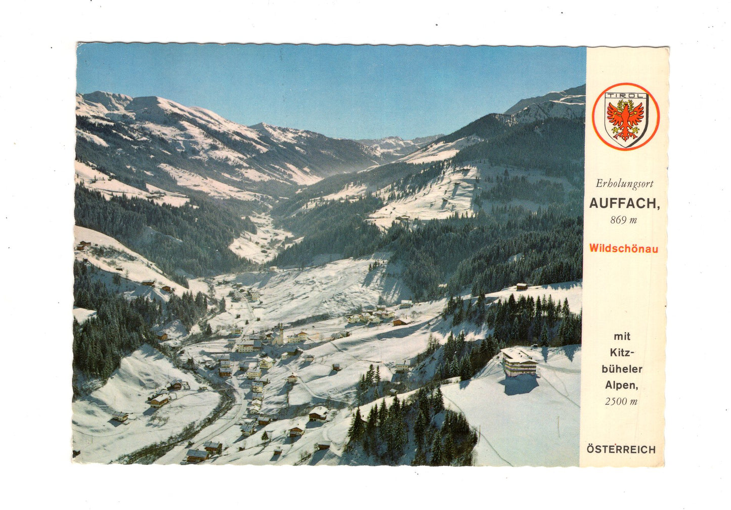 Ansichtskarte Auffach / Wildschönau / Tirol / Österreich