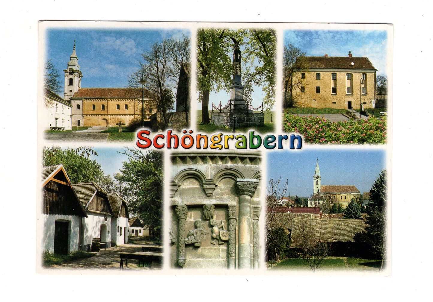Ansichtskarte Schöngrabern im Weinviertel / Niederösterreich / Österreich