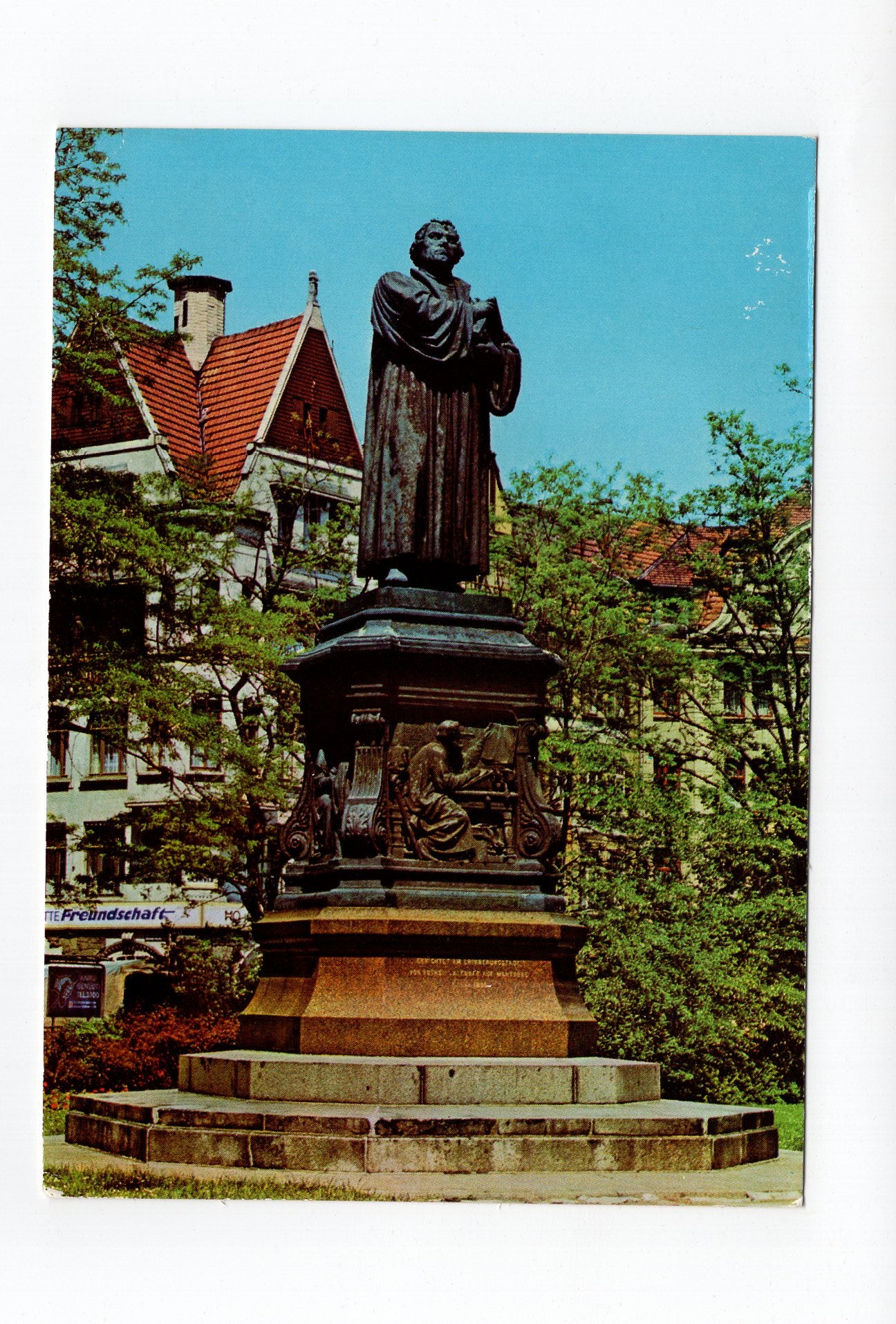Ansichtskarte Eisenach / Luther-Denkmal