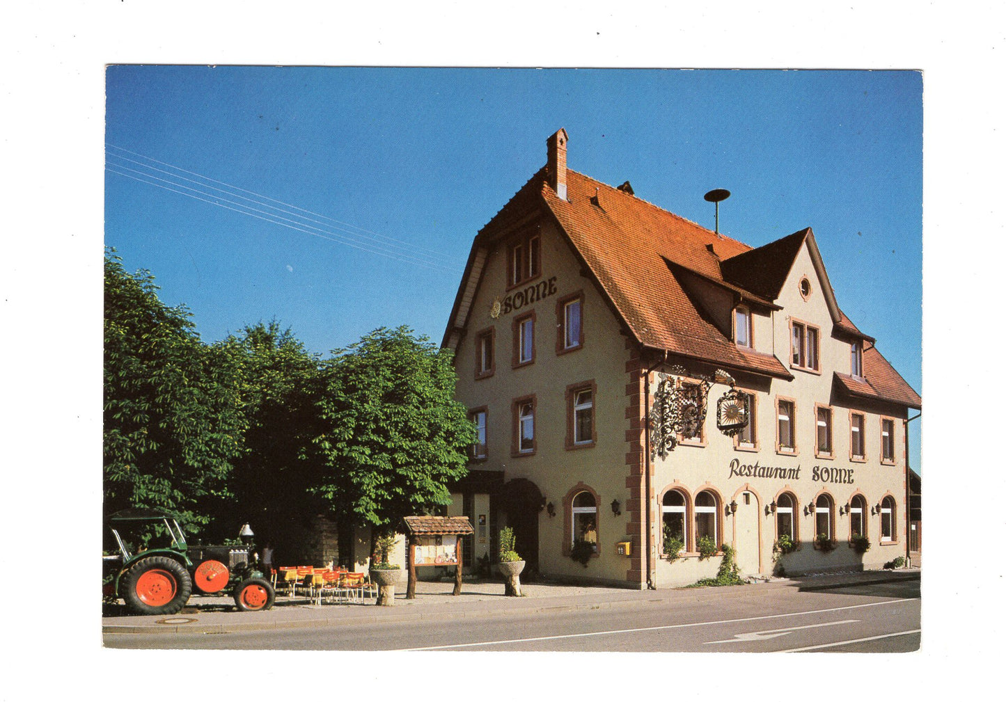 Ansichtskarte Wiezemer Hüsli / Hotel Restaurant Sonne / Stühlingen-Weizen