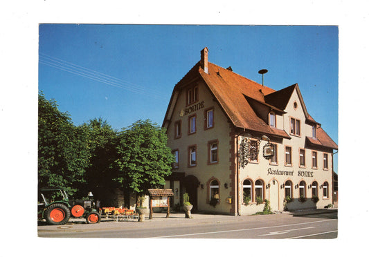 Ansichtskarte Wiezemer Hüsli / Hotel Restaurant Sonne / Stühlingen-Weizen