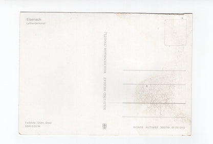 Ansichtskarte Eisenach / Luther-Denkmal