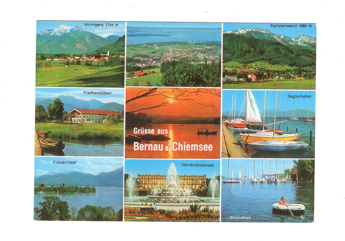 Ansichtskarte Bernau am Chiemsee