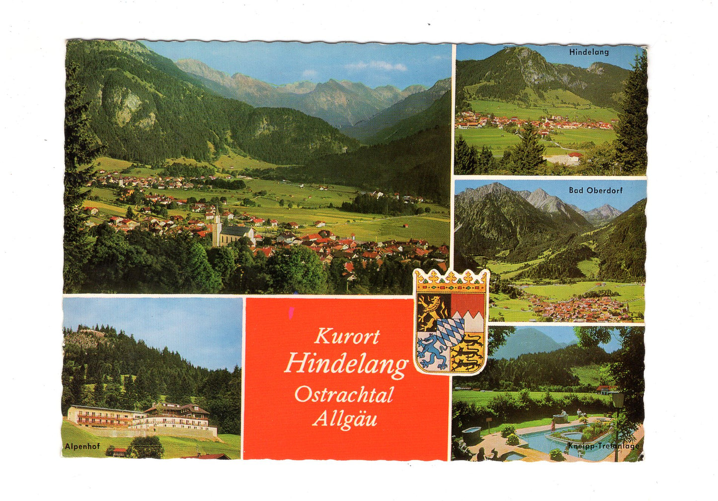 Ansichtskarte Hindelang / Ostrachtal / Allgäu / H1-57