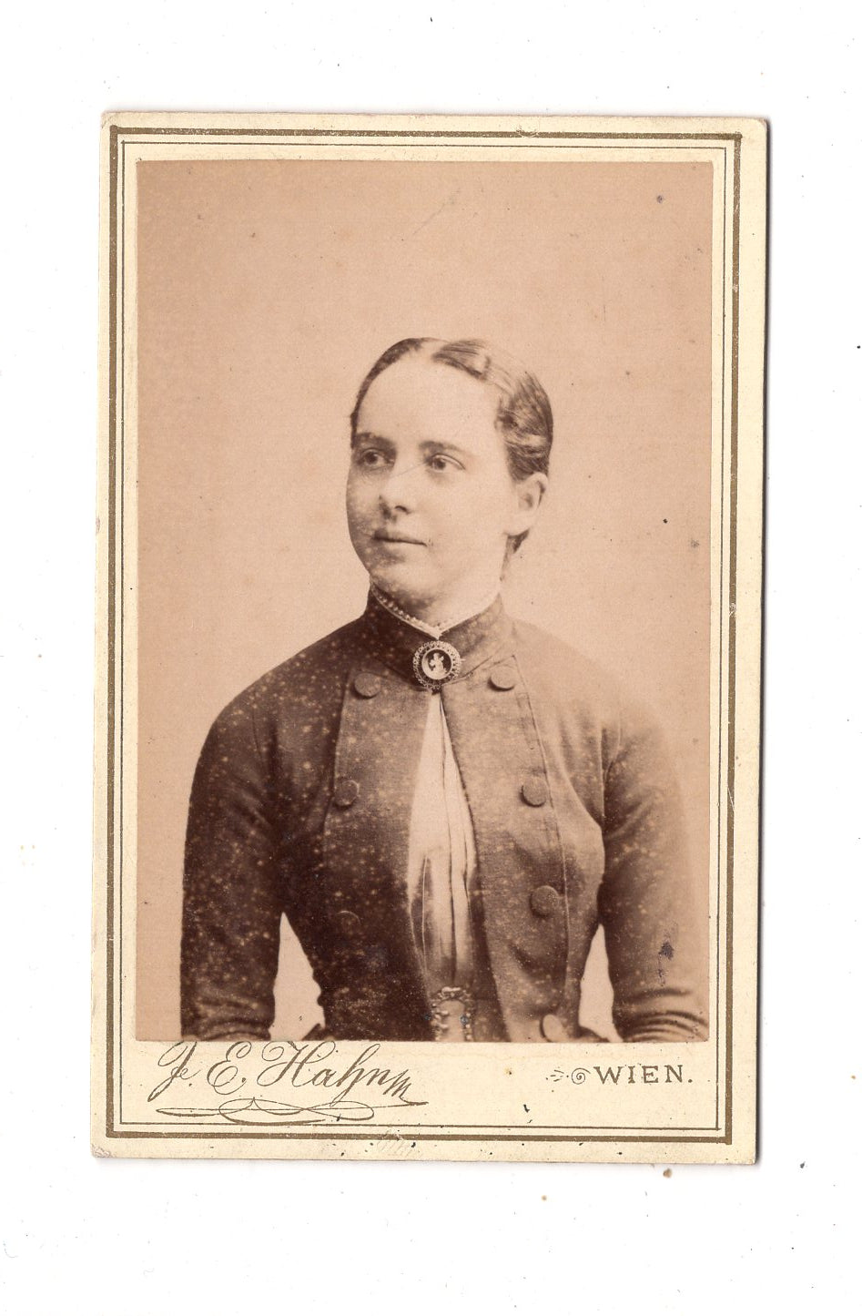 Fotografie Damenportrait - Wien um 1880 / CDV N1-16