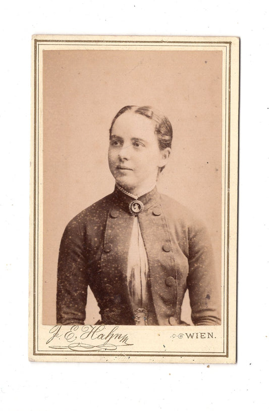 Fotografie Damenportrait - Wien um 1880 / CDV N1-16