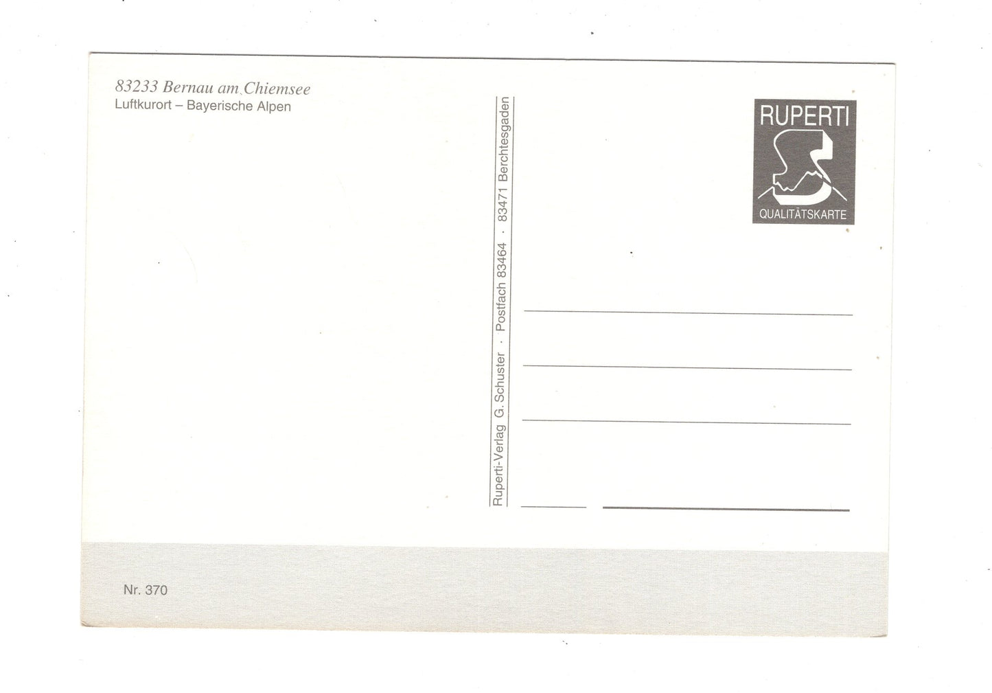 Ansichtskarte Bernau am Chiemsee