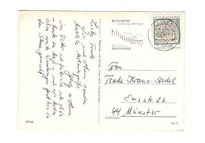 Ansichtskarte Hindelang / Ostrachtal / Allgäu / H1-57