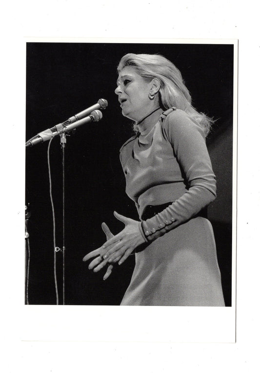 Ansichtskarte Sängerin Melina Mercouri