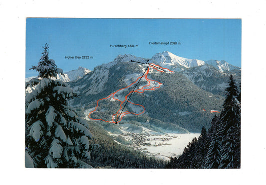 Ansichtskarte Bizau gegen Hirschberg / Vorarlberg / Österreich