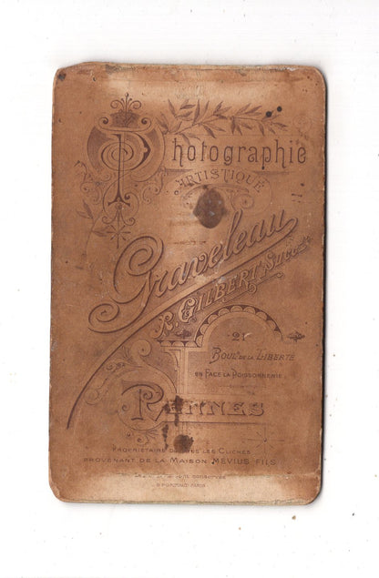 Fotografie Französischer Soldat Regiment 10 - Rennes um 1900