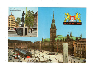Ansichtskarte Hamburg / Rathaus und Rathausmarkt +++ / I1-70