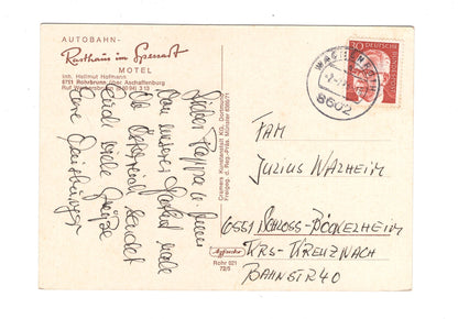 Ansichtskarte Autobahn-Rasthaus im Spessart / Rohrbrunn / I1-54