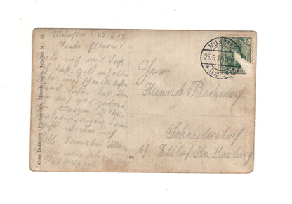 Ansichtskarte Gruppenbild Soldaten - Munsterlager / Munster 1914