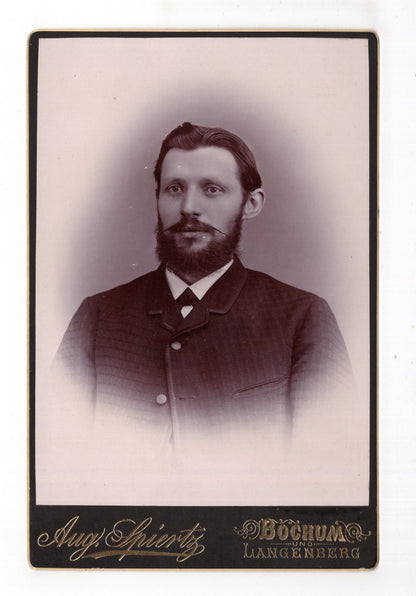 Fotografie Feiner Herr - Bochum & Langenberg 1880er