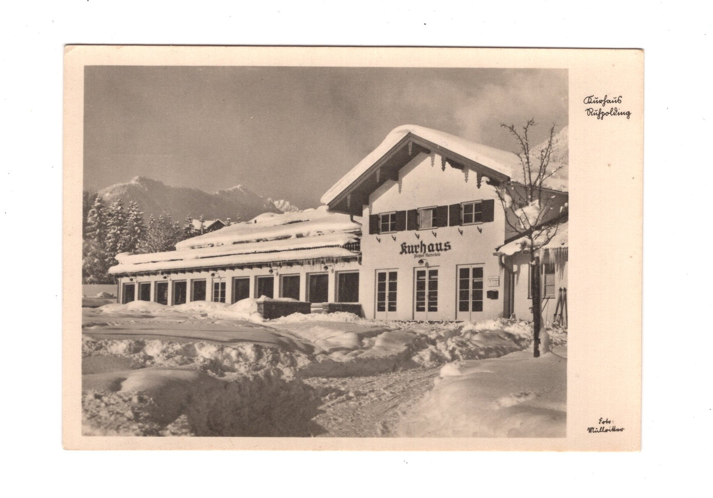 Ansichtskarte Ruhpolding / Kurhaus