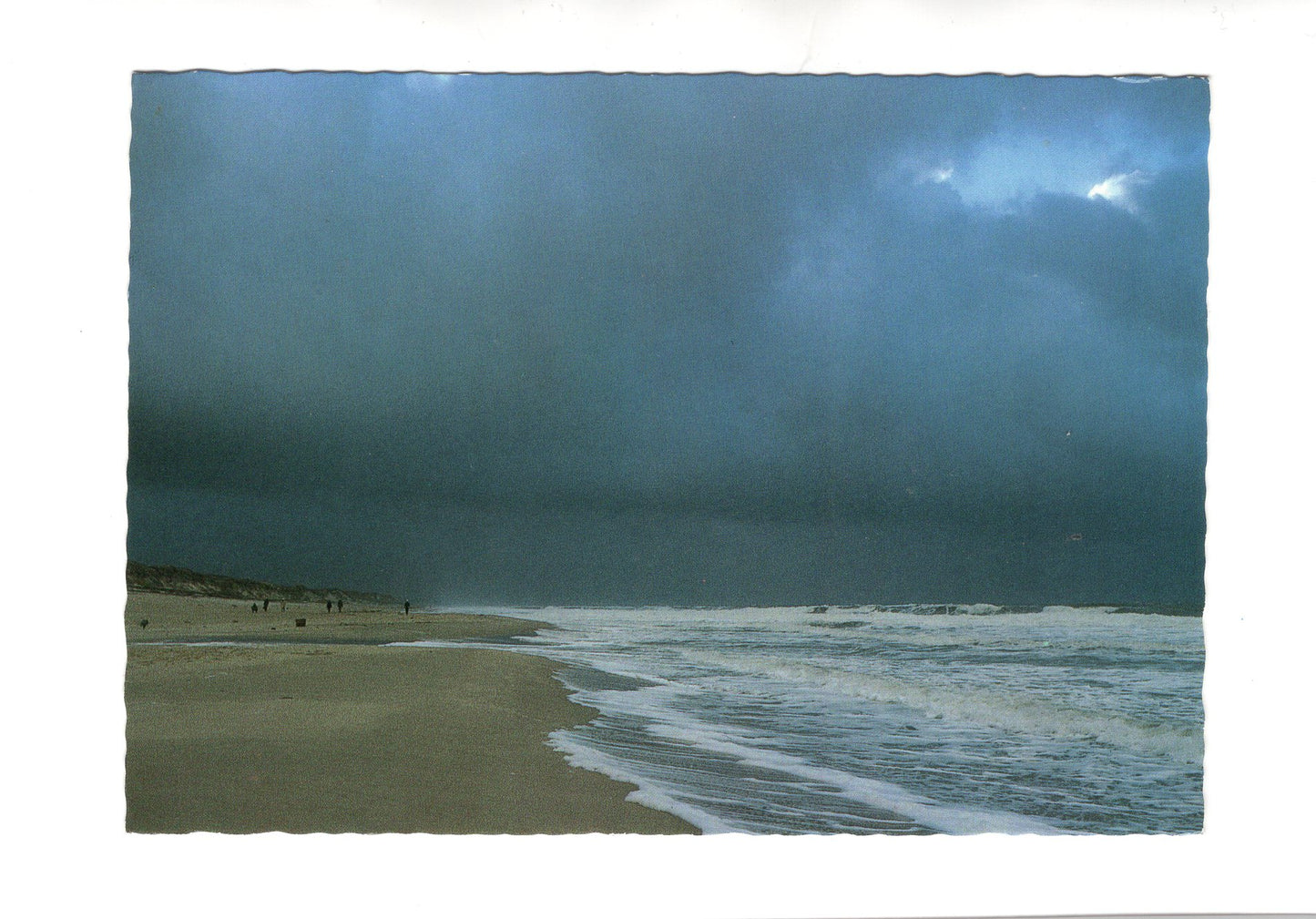 Ansichtskarte Aufziehender Sturm an der Nordsee