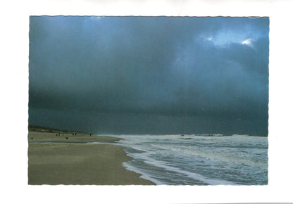 Ansichtskarte Aufziehender Sturm an der Nordsee