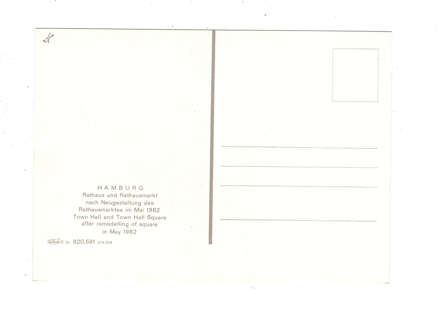 Ansichtskarte Hamburg / Rathaus und Rathausmarkt +++ / I1-70