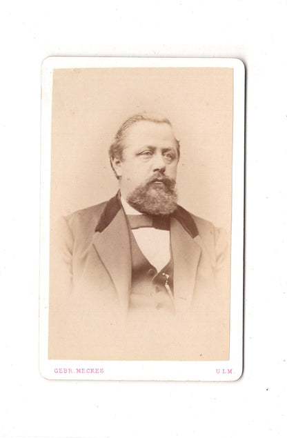 Fotografie Herrenportrait - Ulm 1870er / CDV C1-24