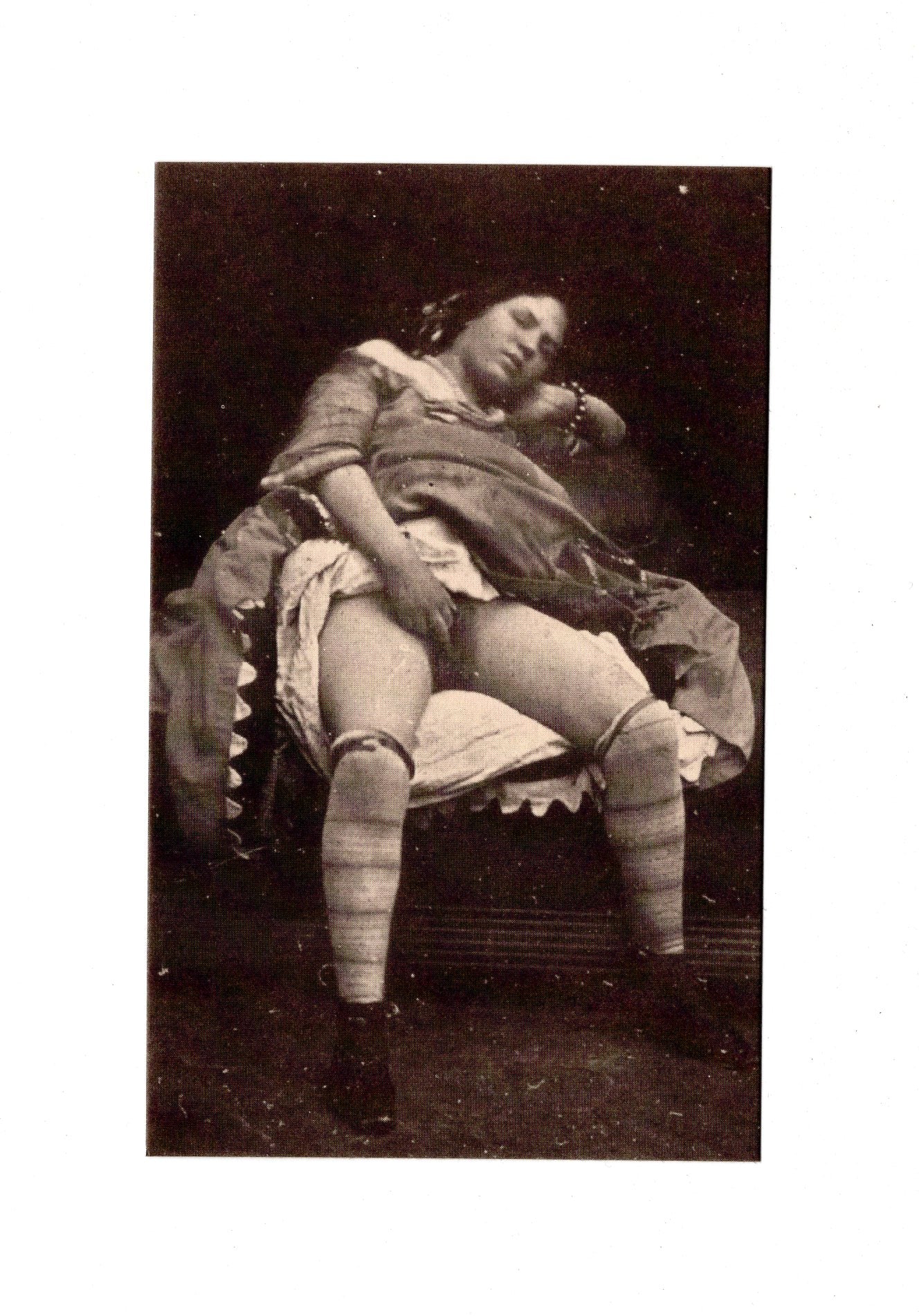 Ansichtskarte Akt / Erotik / Erotische Szene