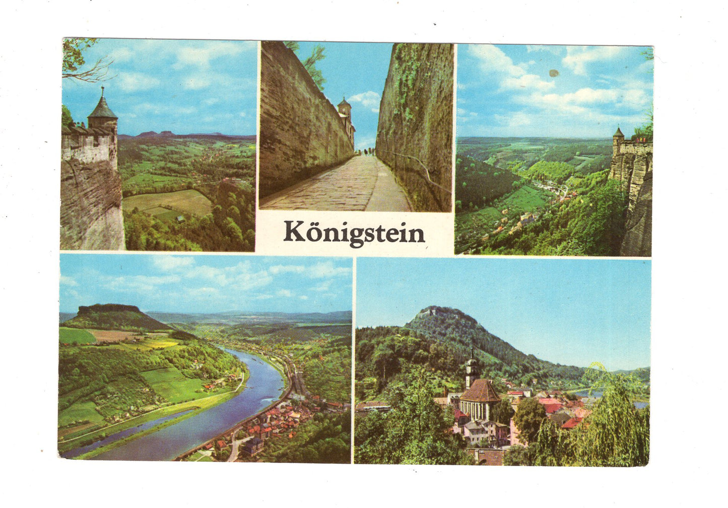 Ansichtskarte Königstein / Festungsaufgang +++ / M1-66