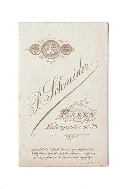 Fotografie Herrenportrait - Essen 1890er