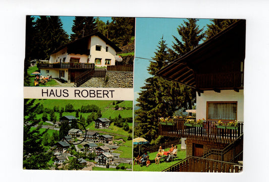 Ansichtskarte Haus Robert / Welschnofen / Dolomiten / Südtirol / Italien