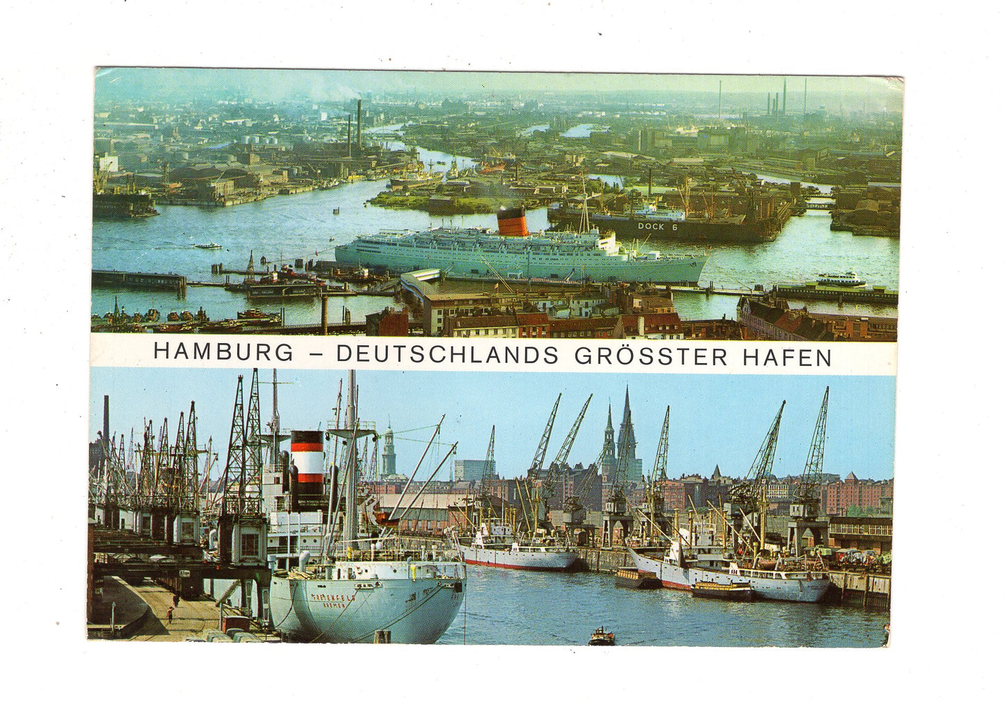 Ansichtskarte Hamburg / Deutschlands größter Hafen / I1-70