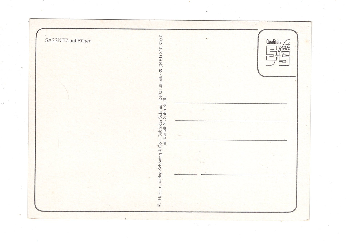 Ansichtskarte Insel Rügen / Sassnitz / L1-68