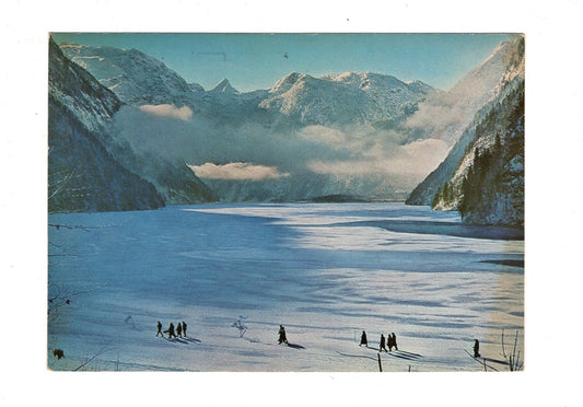 Ansichtskarte Eiswanderung über den Köngssee / G1-61