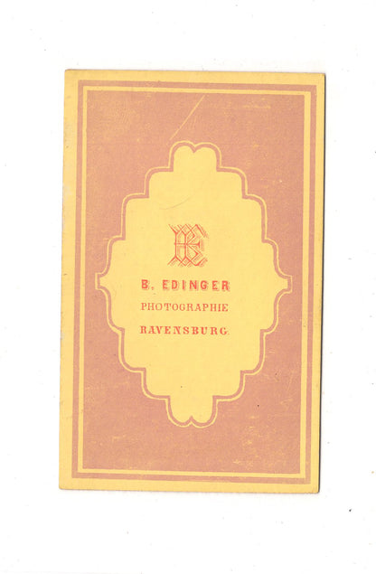 Fotografie Herrenportrait - Ravensburg um 1870 / CDV C1-24