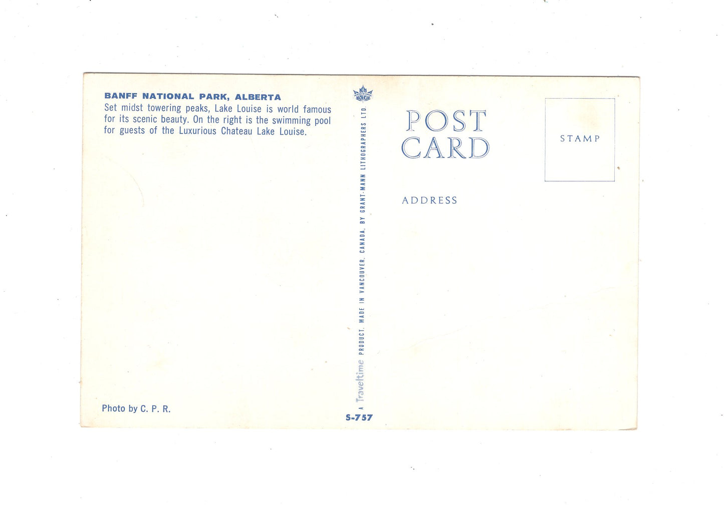 Ansichtskarte Banff National Park / Alberta / Kanada