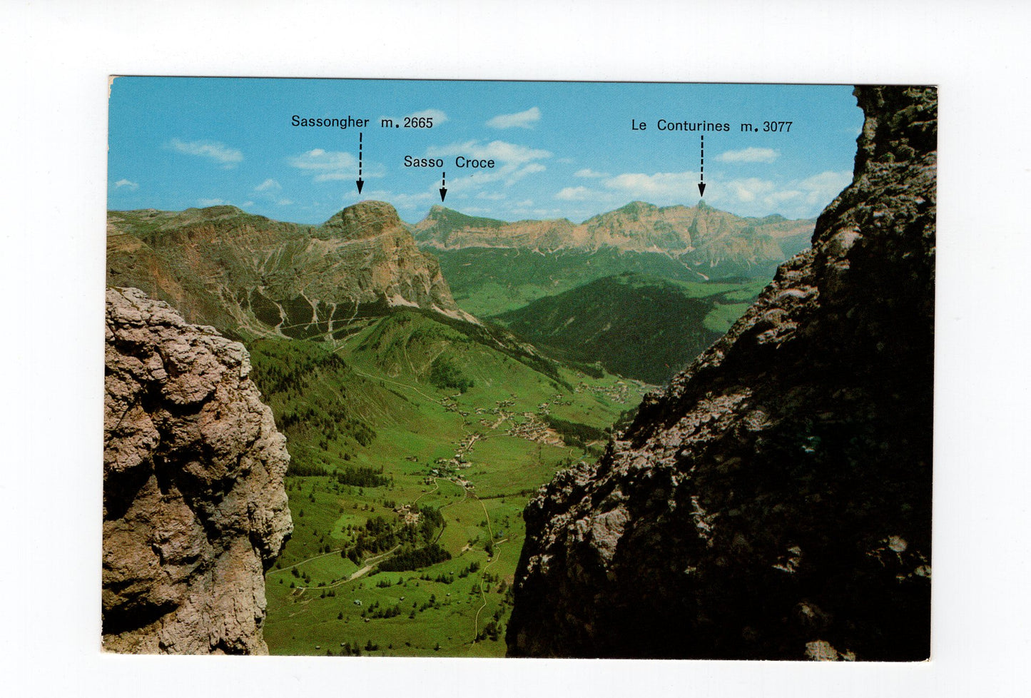 Ansichtskarte Dolomiten / Sellagruppe / Italien