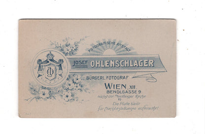 Fotografie Damenportrait - Wien 1910er / CDV N1-16