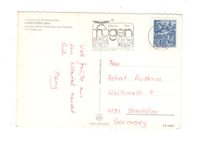 Ansichtskarte Fügen / Tirol / Österreich / N1-67