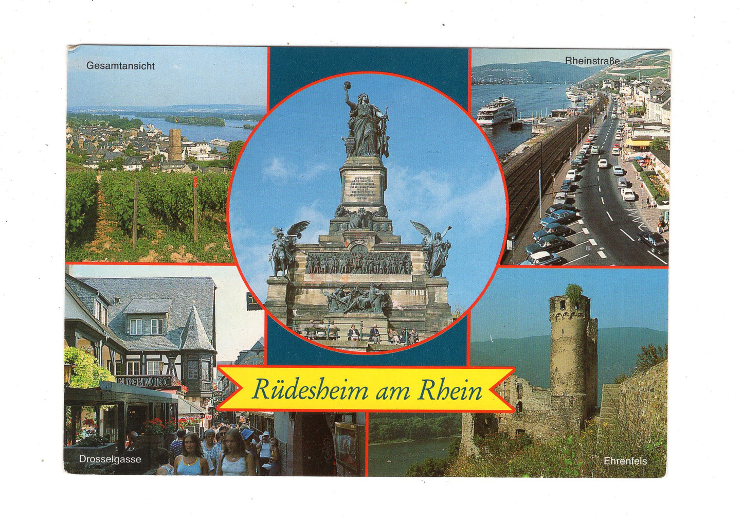 Ansichtskarte Rüdesheim am Rhein / Drosselgasse +++ / M1-66