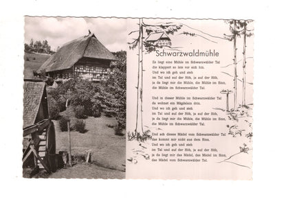 Ansichtskarte Schwarzwald / Schwarzwaldmühle / J1-68
