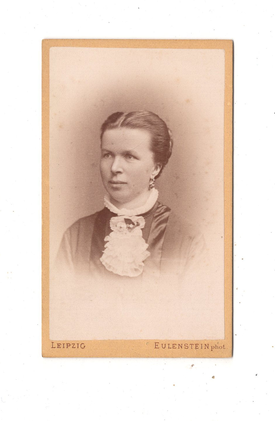 Fotografie Damenportrait - Leipzig 1870er / CDV N1-16